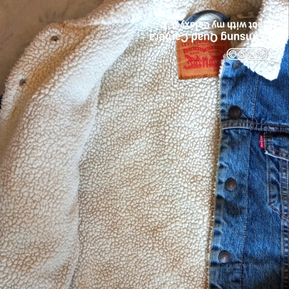 Levi's Sherpa Lined Blue Jean Jacket - Picture 5 of 16